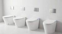top wall hung toilets