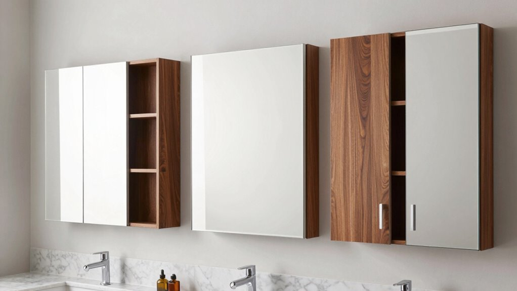 top wall mounted bathroom cabinets