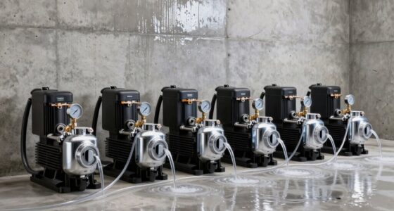 top water powered sump pumps