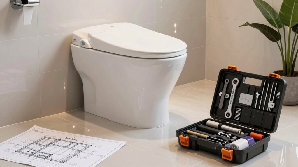 wall hung toilet installation costs
