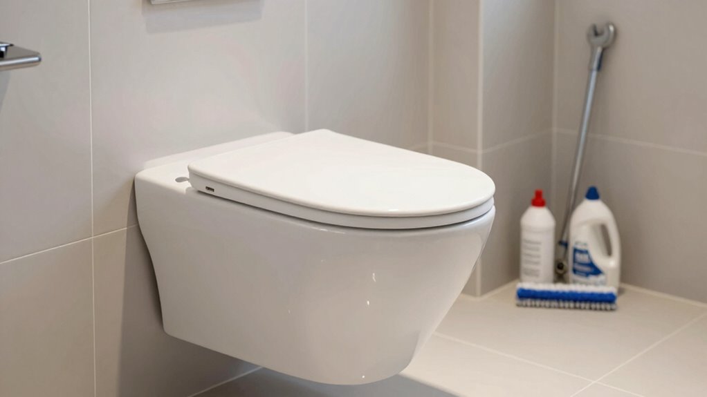 wall hung toilet maintenance costs