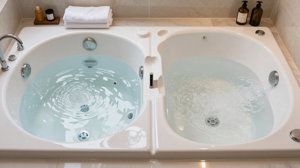 whirlpool vs air jet costs