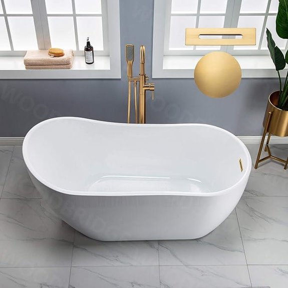 woodbridge 59 inch acrylic bathtub