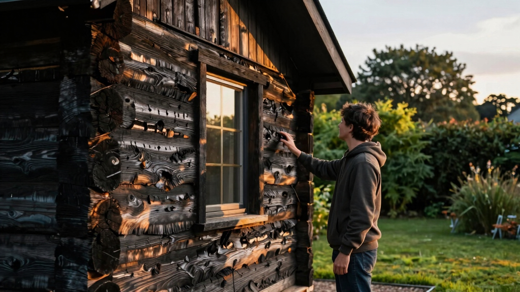 Built Works wraps Yogi's Cabin in East Sussex with charred wood