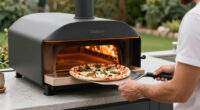 Dome XL (Gen 2) pizza oven in Black Orange by Tonester and Gozney