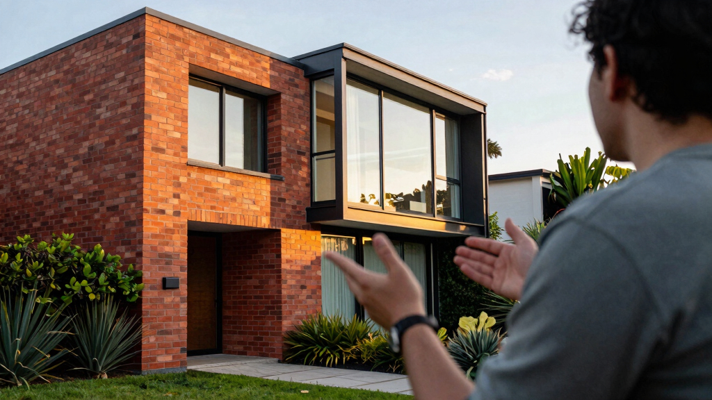 MRTN Architects extends Melbourne home with cluster of red-brick volumes
