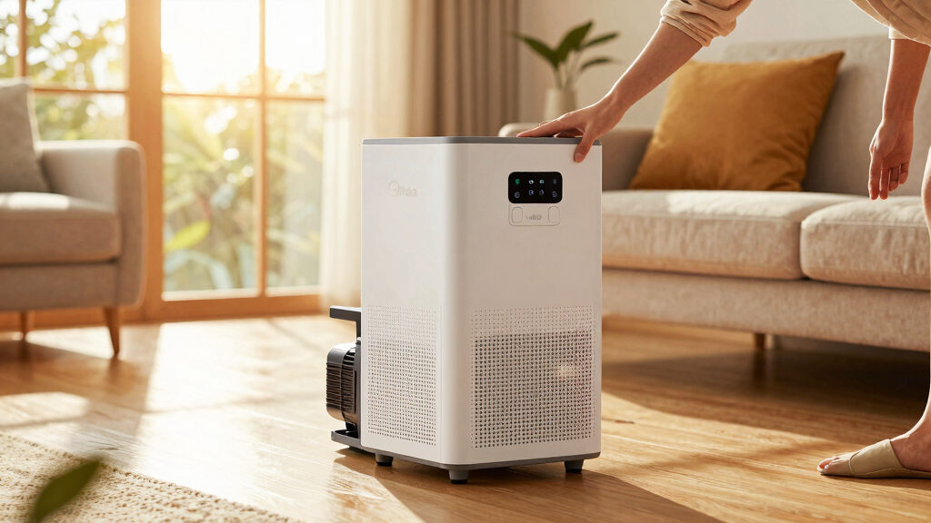 Refurb: 50-Pt Midea Cube Dehumidifier w/ Pump (4,500 sq. ft, Gray) $110 + Free S&H
