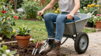 The Wheelbarrow Garden Chair Trick Every Gardener Should Know About