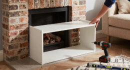 This Living Room’s Fireplace Now Has a Dream Built-In Thanks to an IKEA BILLY Hack