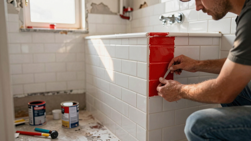 A Dingy Bathroom Gets A Bright, Farmhouse Redo In 5 Days For Only $800