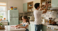 A Father-Daughter Duo Turned Her 90s Kitchen into a Vintage-Inspired Dream