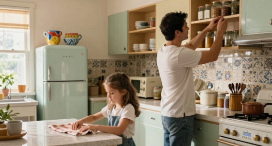 A Father-Daughter Duo Turned Her 90s Kitchen into a Vintage-Inspired Dream