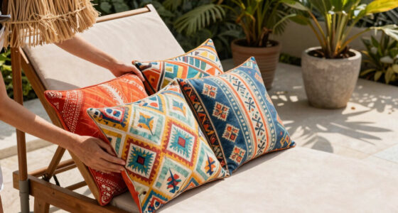These $15 Pillows Instantly Created Chic Beach Club Vibes in My Backyard