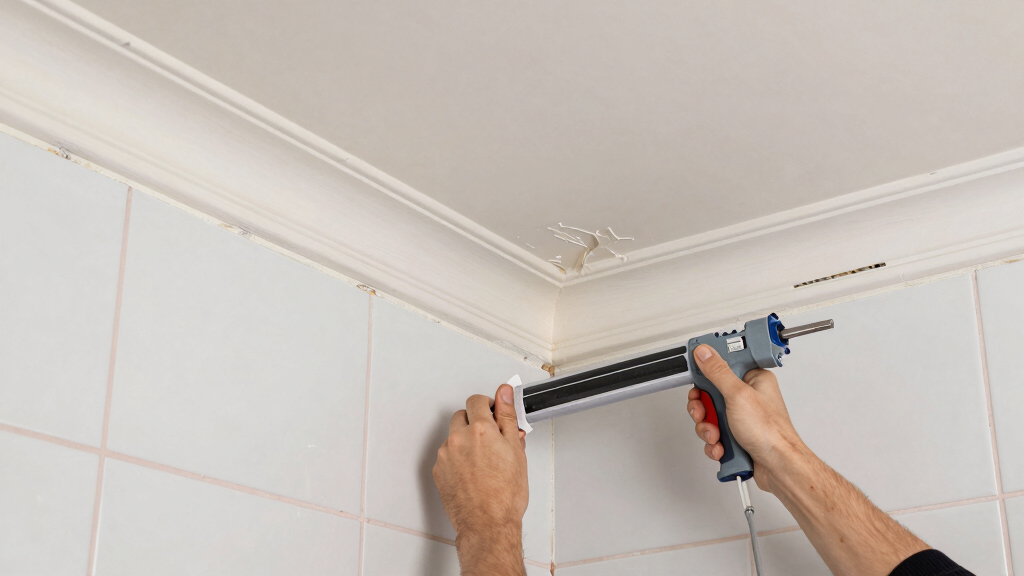 This Bath Had Peeling Molding, a Drop Ceiling, and Pink Grout — Now It's Classic