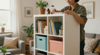 I Created A Pretty IKEA BILLY Hack That Seriously Cuts Clutter