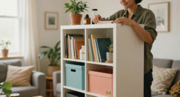 I Created A Pretty IKEA BILLY Hack That Seriously Cuts Clutter