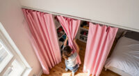 I Ditched My Closet Doors For $60 Pleated Curtains (See Why!)