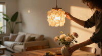 Capiz Shell Is The Lighting Trend That Will Make Your Home Feel Softly Romantic