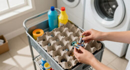 Ditch Bins: The Smarter Way To Organize A Storage Cart Using Empty Egg Cartons