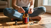 Savvy Upcyclers Transform Old Glass Jars Into A Sewing Kit With An Impressive DIY