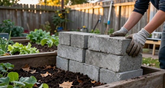 Use Concrete Blocks For A Durable Alternative To A Compost Bin